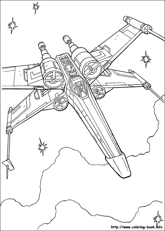 Star Wars coloring picture